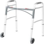 Folding Walker with Wheel Walker Stick